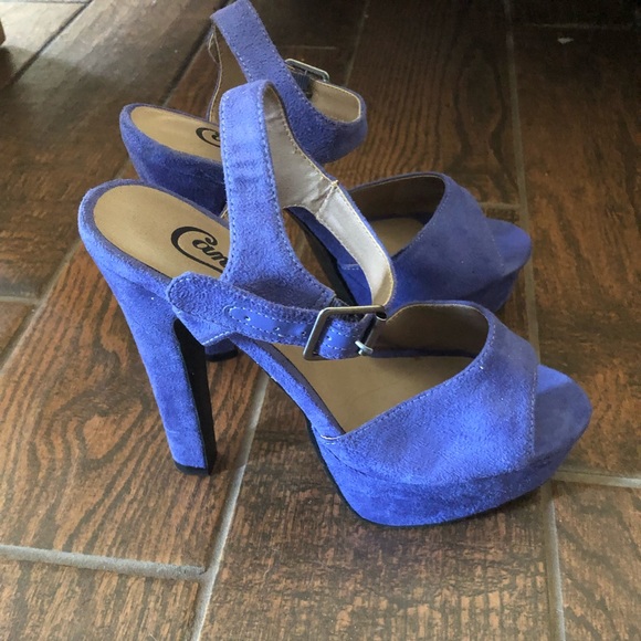 Candie's Shoes - Candies - purple - suede size 8 1/2